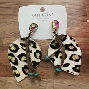 Katherine animal print earrings